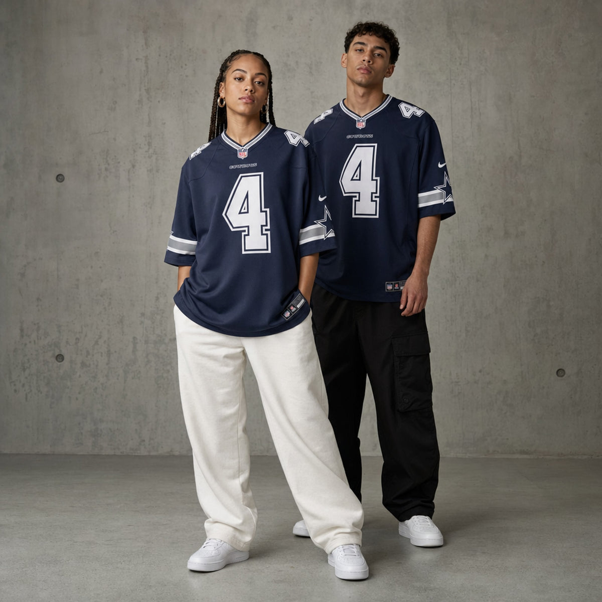Dallas Cowboys Dak Prescott Polyester Game Jersey - 3