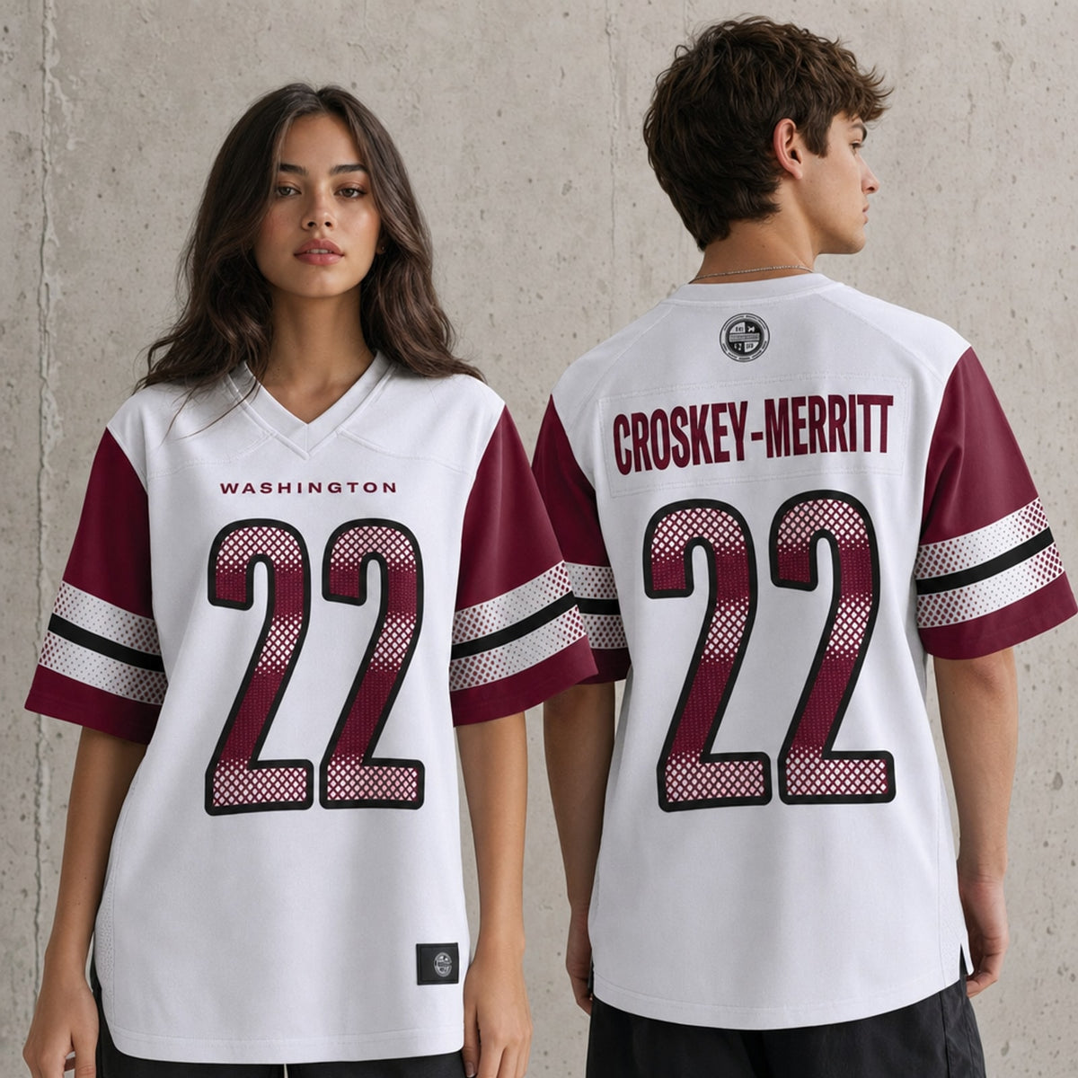Washington Commanders Jacory Croskey-Merritt Limited Home Jersey - 2
