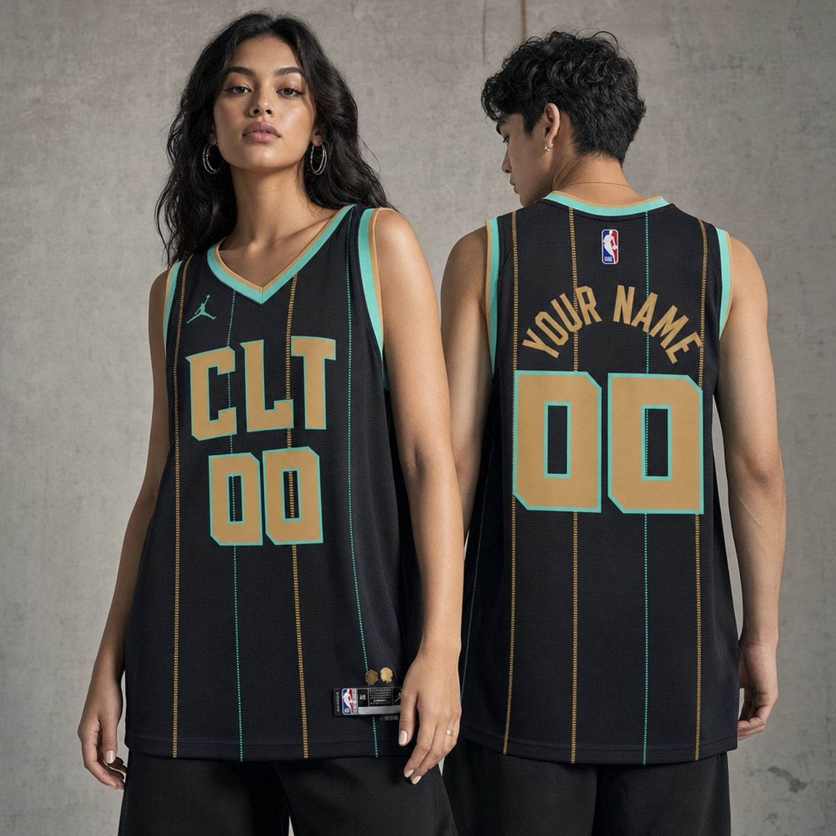 Charlotte Hornets Custom City Edition Swingman Jersey - 2