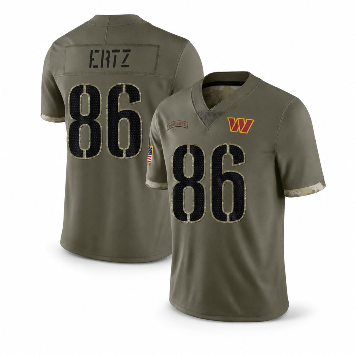 Washington Commanders Zach Ertz Salute To Service Limited Jersey - 1