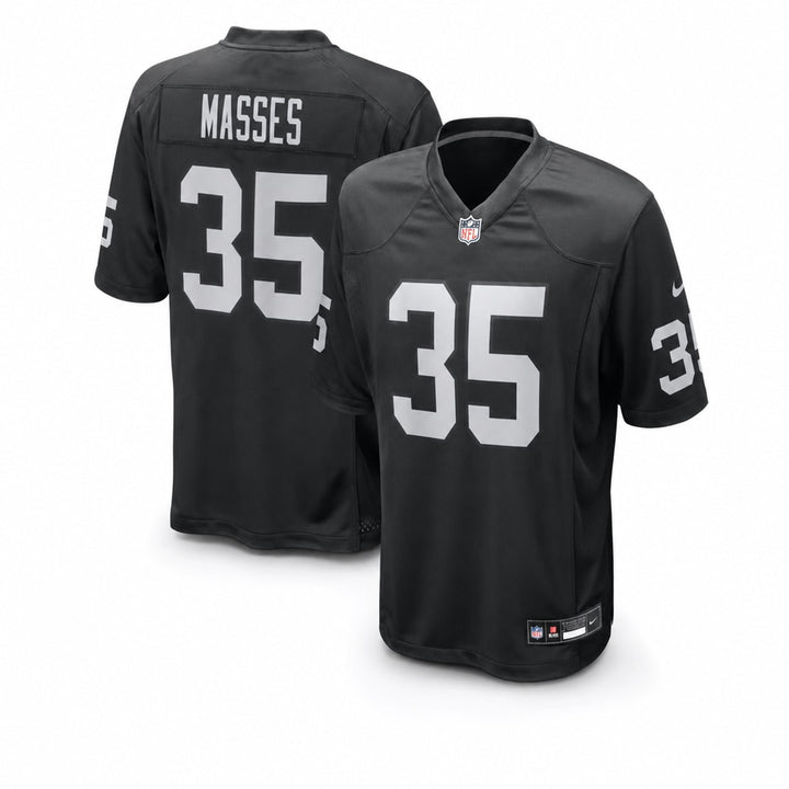 Las Vegas Raiders Hezekiah Masses Game Jersey