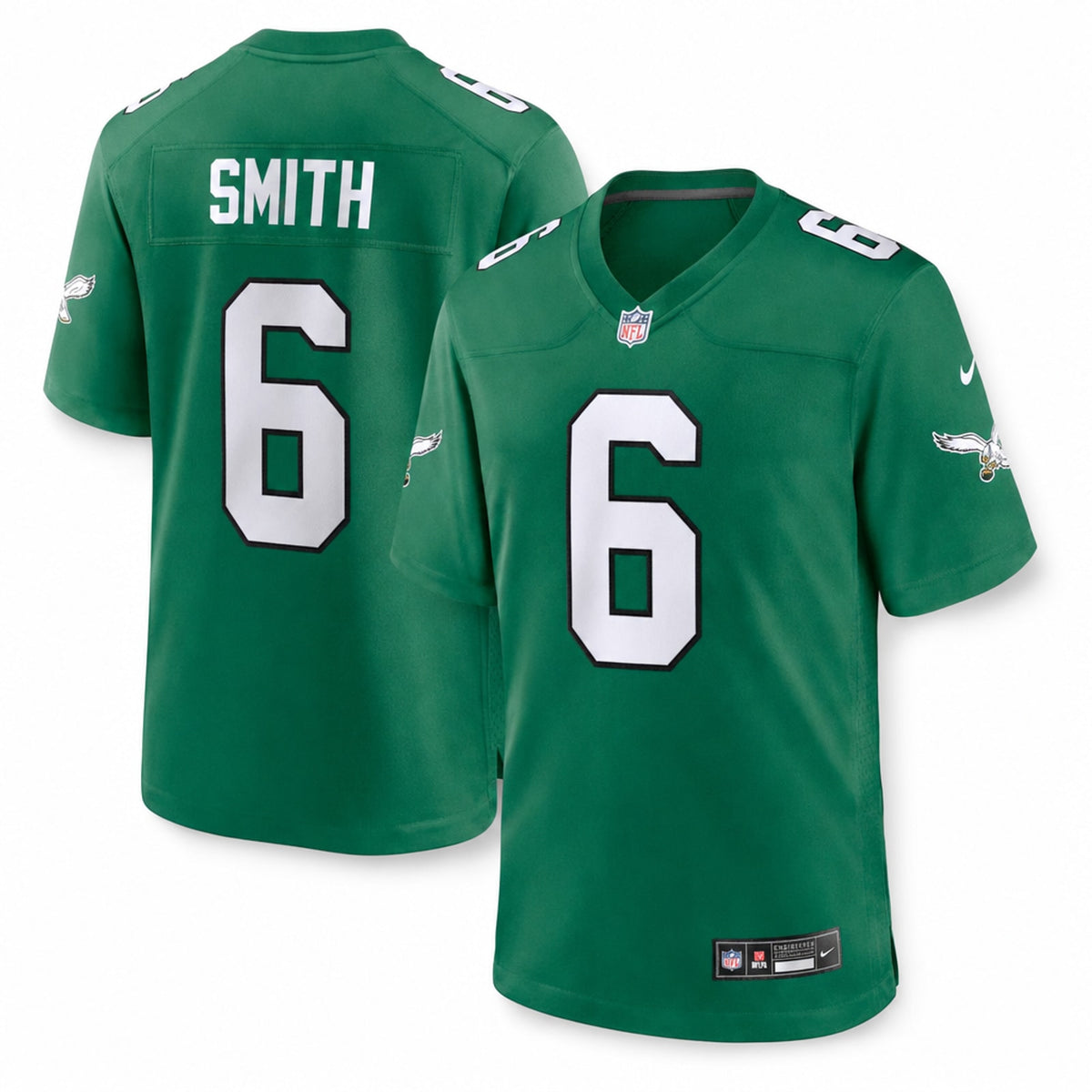 Philadelphia Eagles DeVonta Smith Alternate Game Jersey - 1