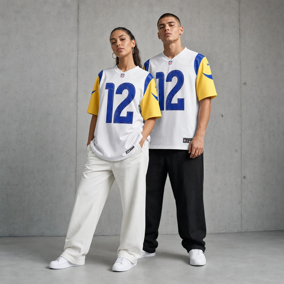 Los Angeles Rams Puka Nacua White Game Jersey - 3