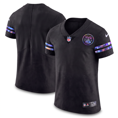 Black Kansas City Chiefs Style Football Jersey Personalized Name Number Shirt