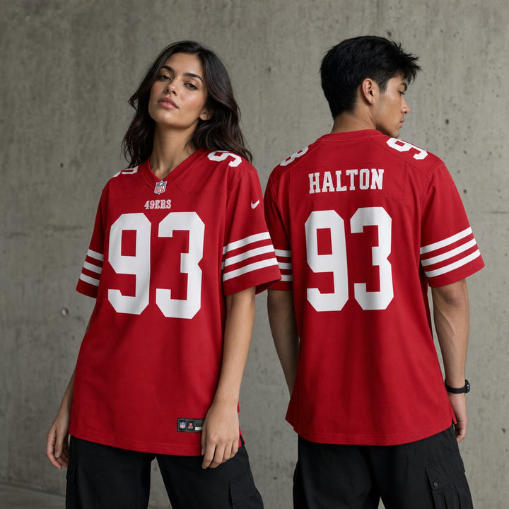 San Francisco 49ers Gracen Halton Polyester Game Jersey