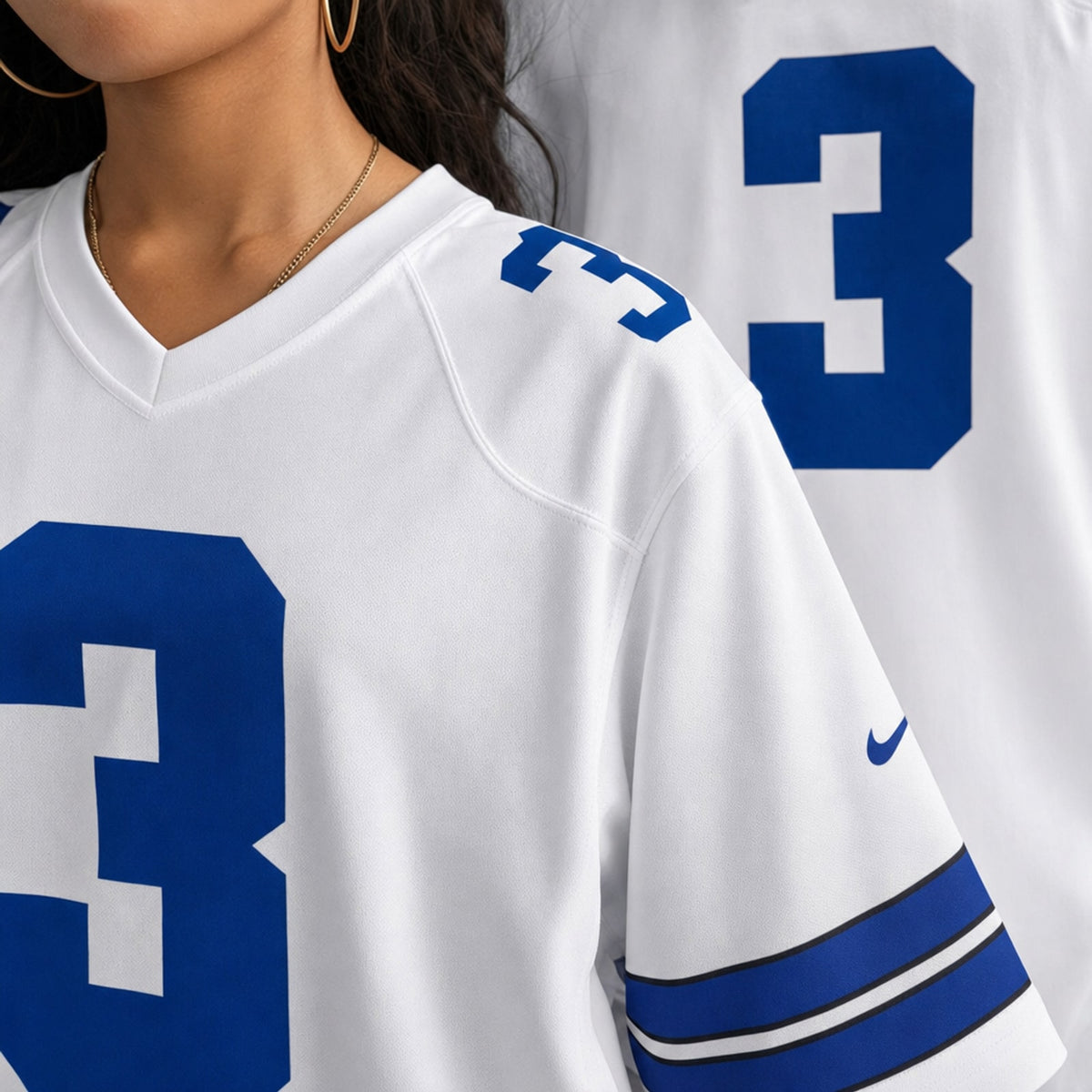 Dallas Cowboys George Pickens White Game Jersey - 4