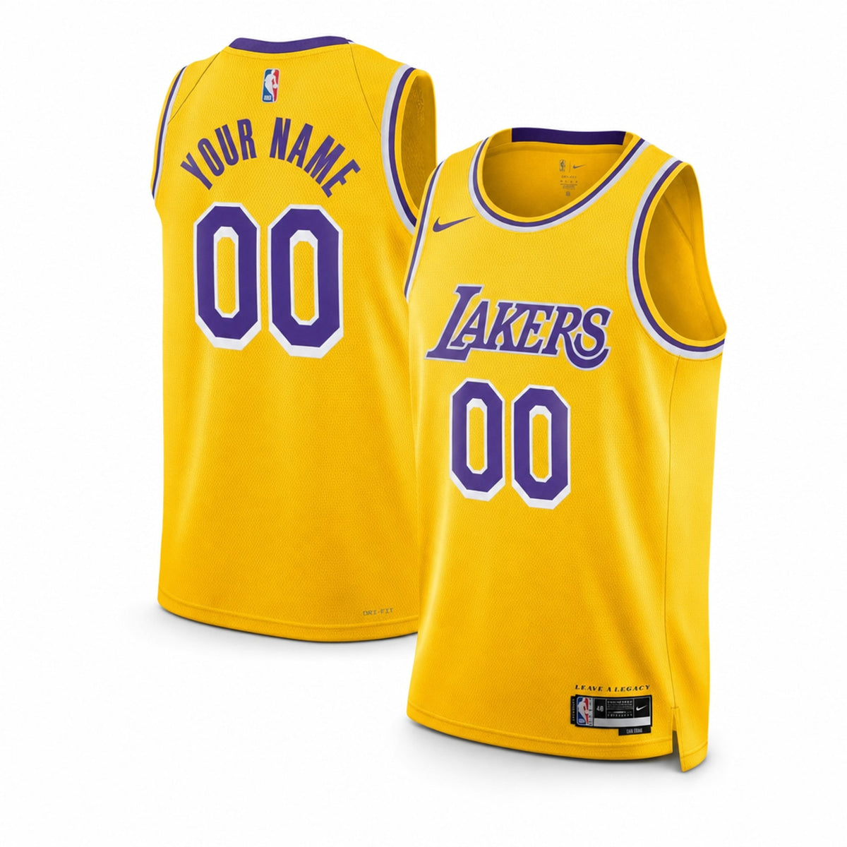 Los Angeles Lakers Unisex 2023 Swingman Custom Icon Jersey - 1