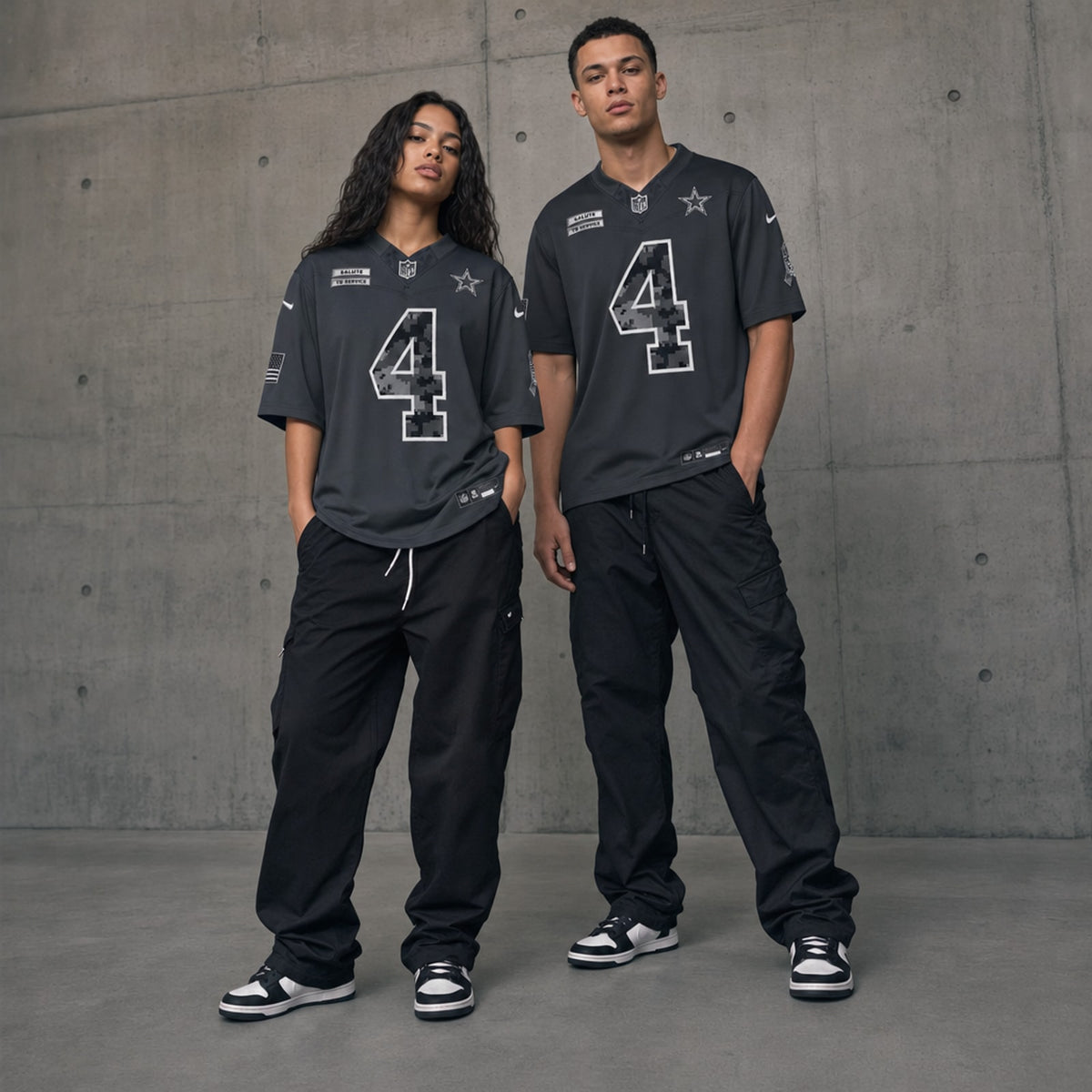 Dallas Cowboys Dak Prescott Polyester Salute Jersey - 3