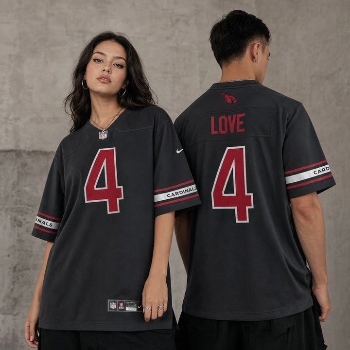 Arizona Cardinals Jeremiyah Love Black Alternate Game Jersey