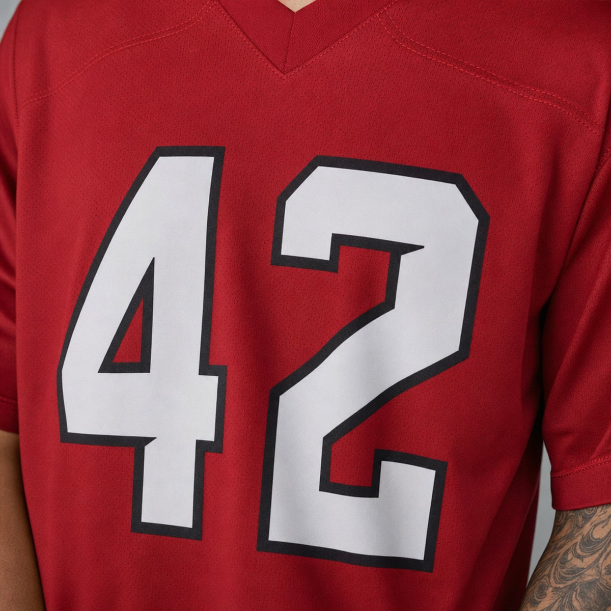 Atlanta Falcons Josh Woods Polyester Game Jersey - 4