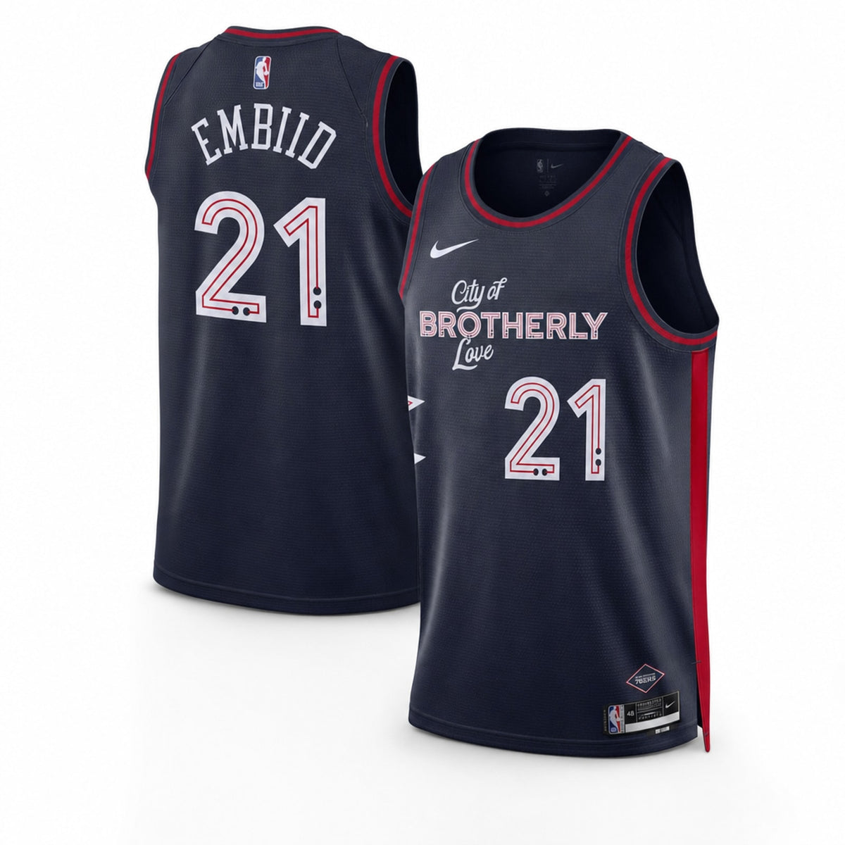 Joel Embiid Philadelphia 76ers Unisex City Edition Swingman Jersey - 1