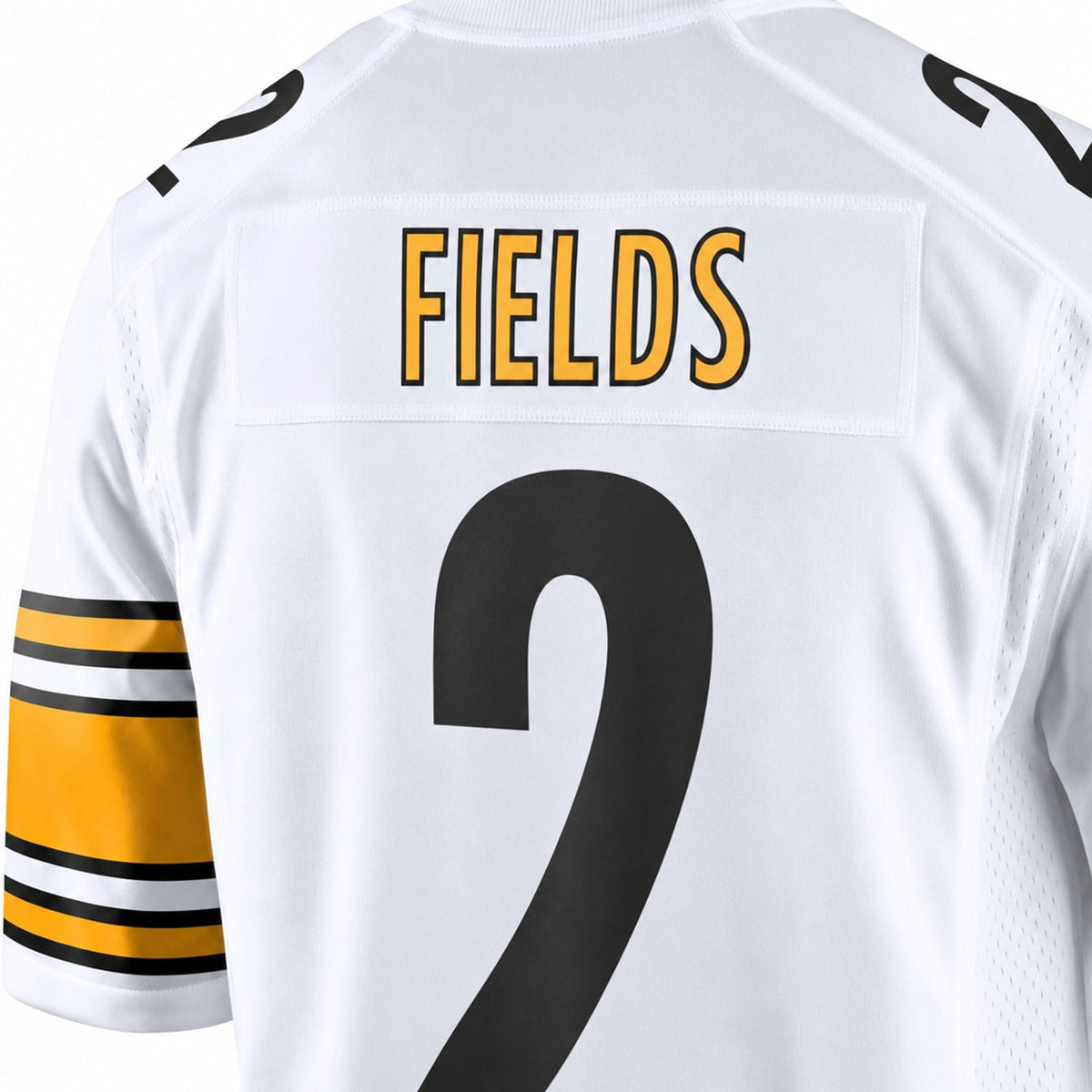 Men's Pittsburgh Steelers Justin Fields White Game Jersey JS2558 - 5