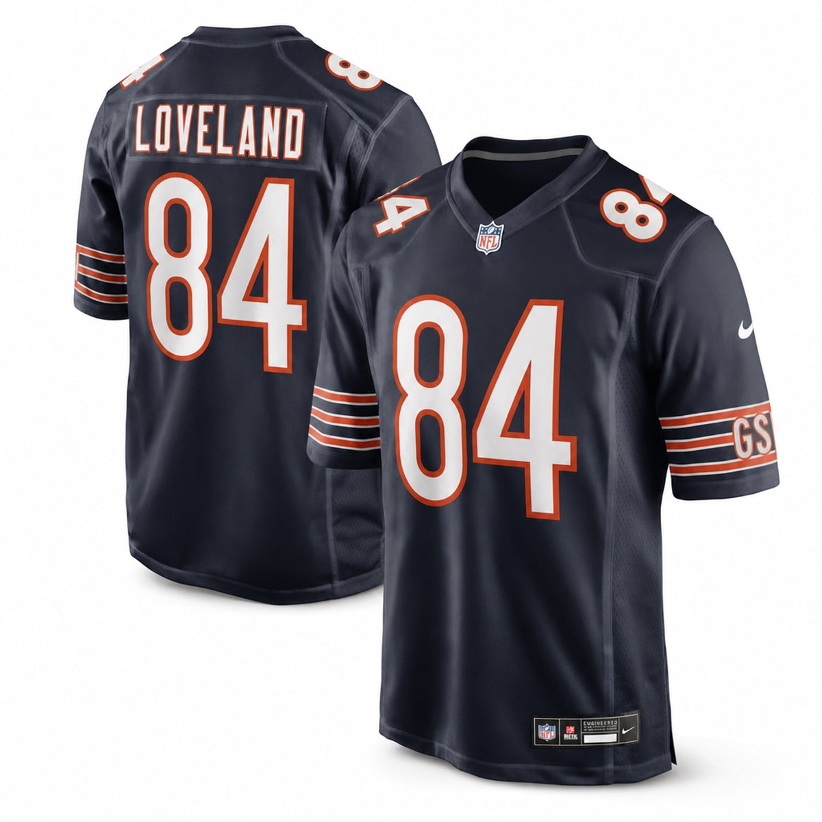 Chicago Bears Colston Loveland Loose Fit Game Jersey - 1