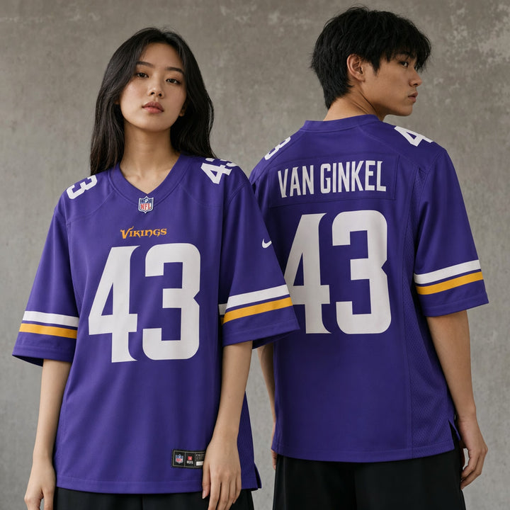Minnesota Vikings Andrew Van Ginkel Purple Game Jersey