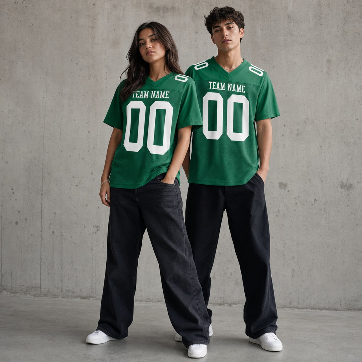 Recycled Polyester Football Jersey Custom Mesh - 3