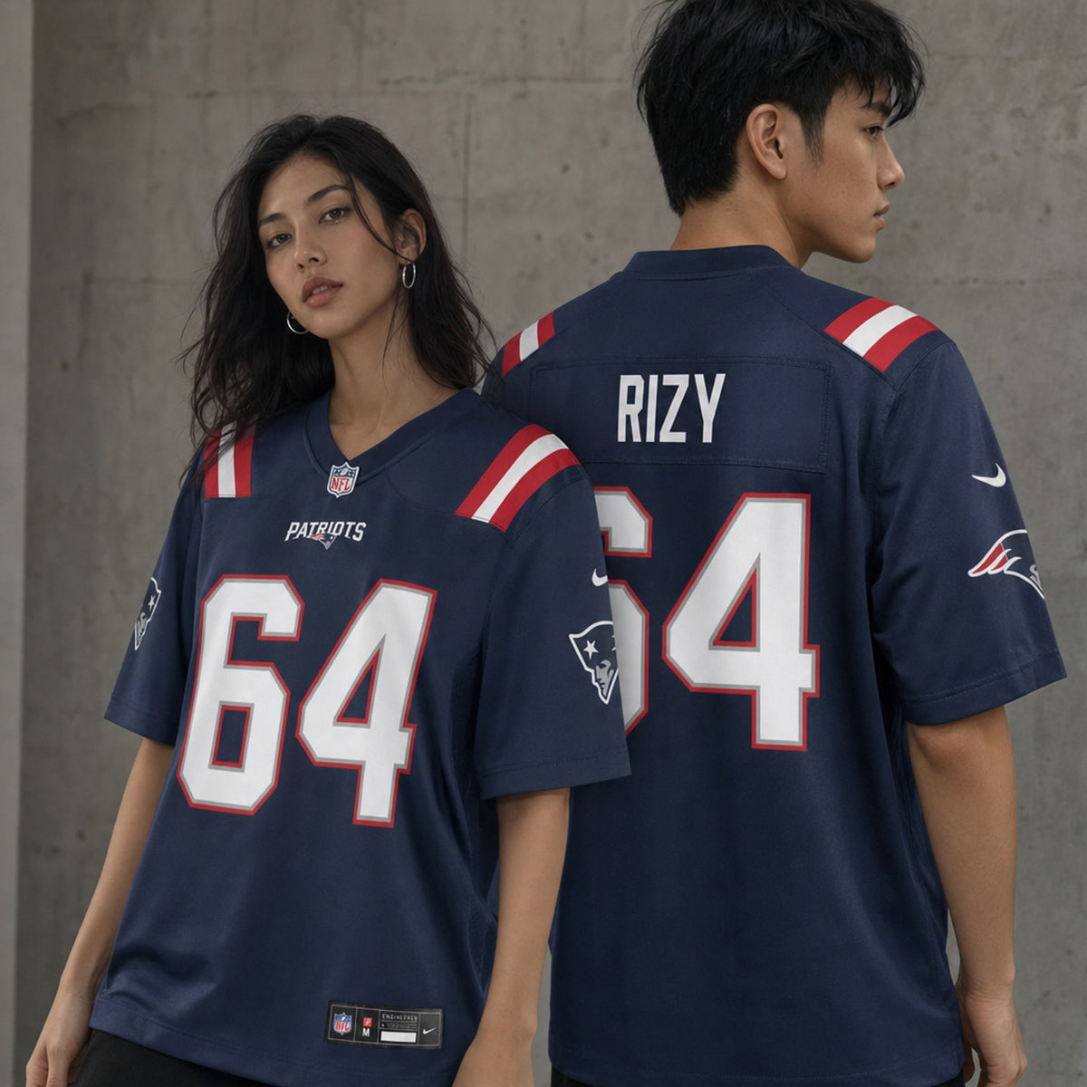New England Patriots Jacob Rizy Recycled Polyester Game Jersey - 2