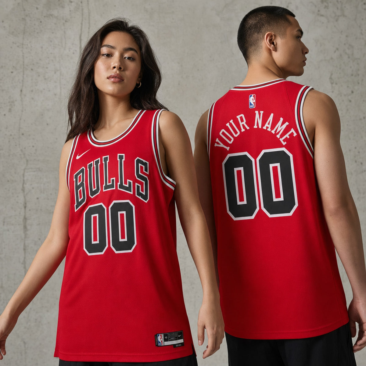 Chicago Bulls Unisex Swingman Custom Icon Edition Jersey - 2