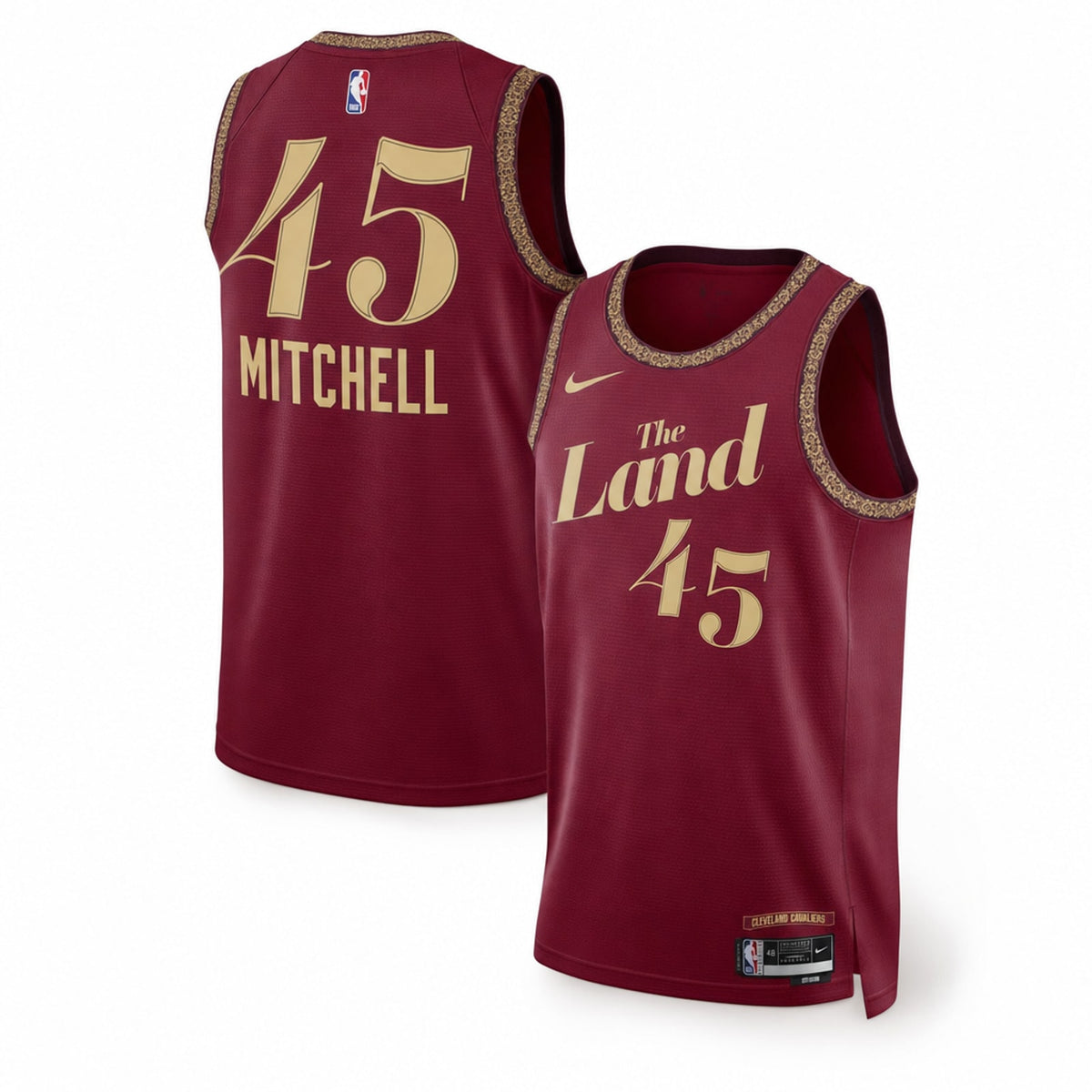 Cleveland Cavaliers Donovan Mitchell City Edition Swingman Jersey - 1