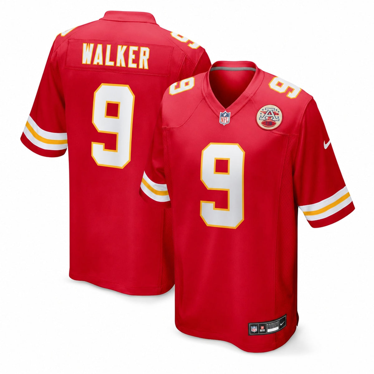 Kansas City Chiefs Kenneth Walker Iii Polyester Game Jersey - 1
