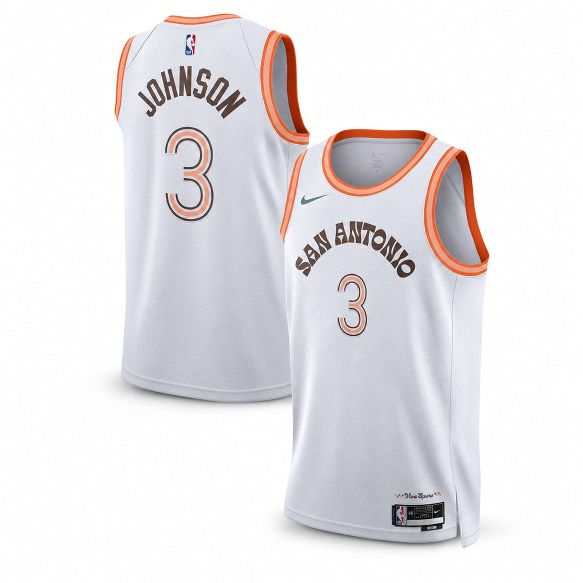Keldon Johnson San Antonio Spurs Unisex City Edition Swingman Jersey - 1