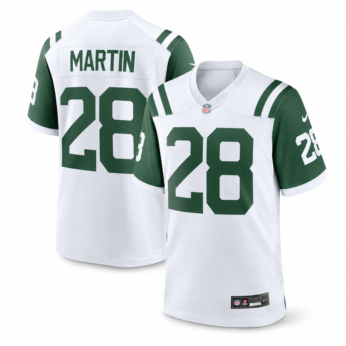 New York Jets Curtis Martin Game Jersey Alternate Style - 1