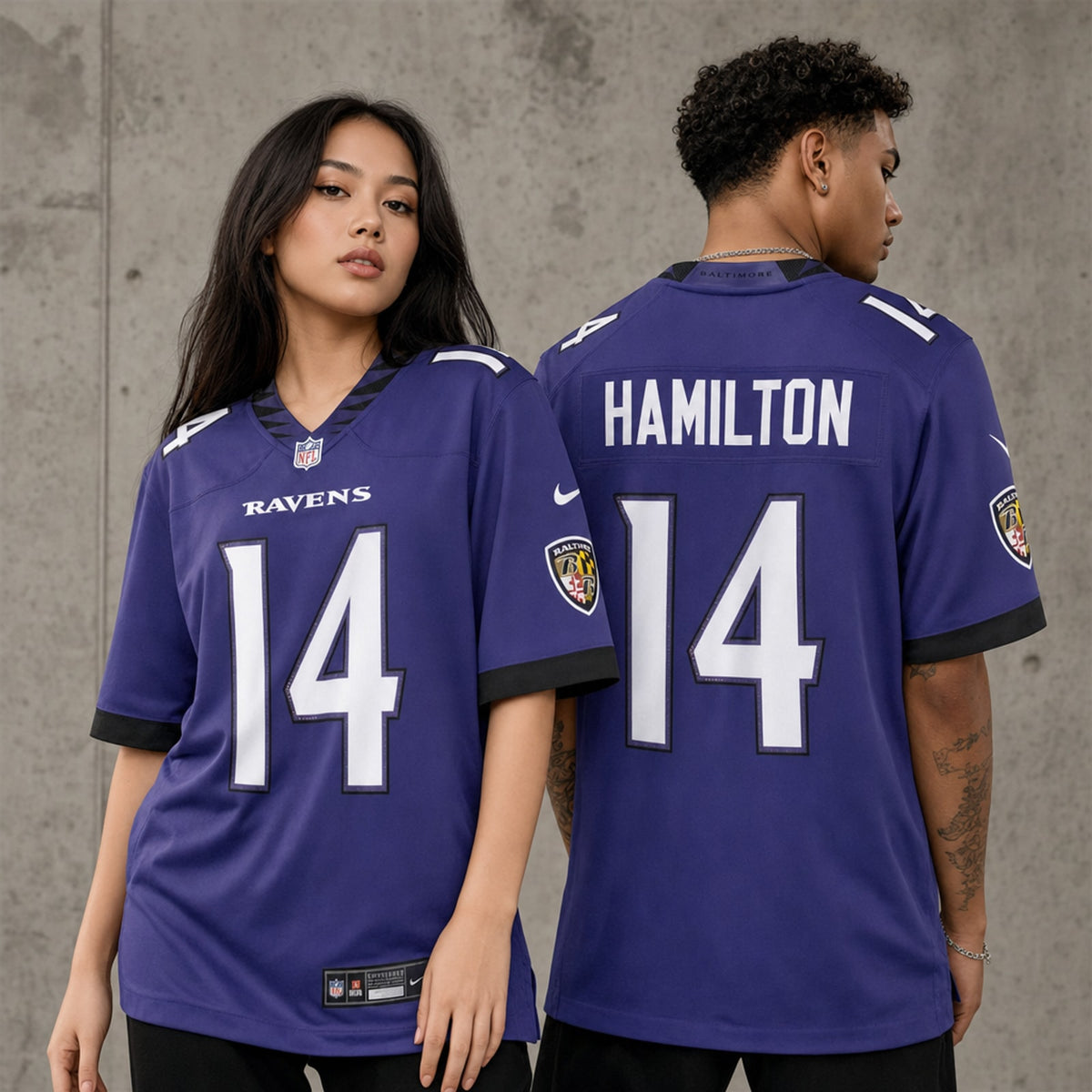 Kyle Hamilton Baltimore Ravens Game Jersey Loose Fit - 2