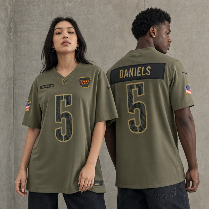 Washington Commanders Jayden Daniels Men's Salute Limited Jersey
