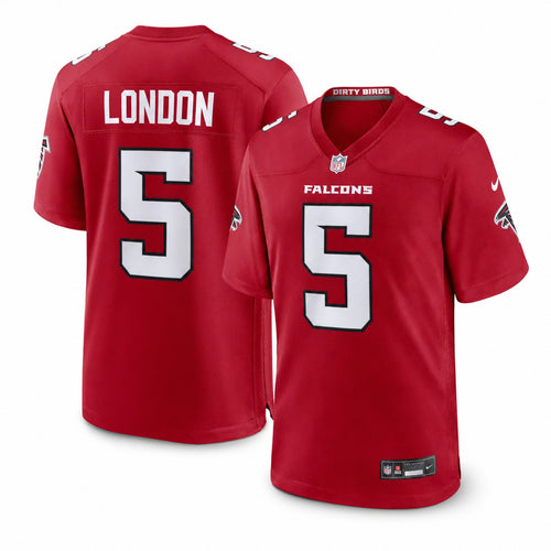Atlanta Falcons Drake London Red Game Jersey - 1