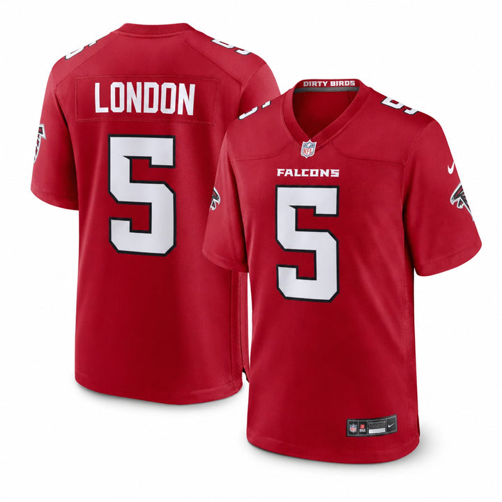 Atlanta Falcons Drake London Red Game Jersey