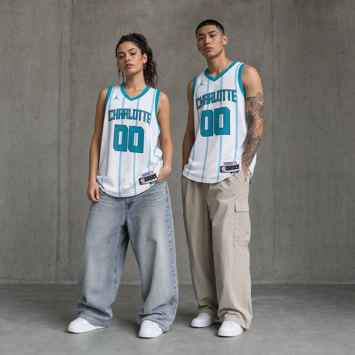 Charlotte Hornets Customized Association Swingman Jersey - 3