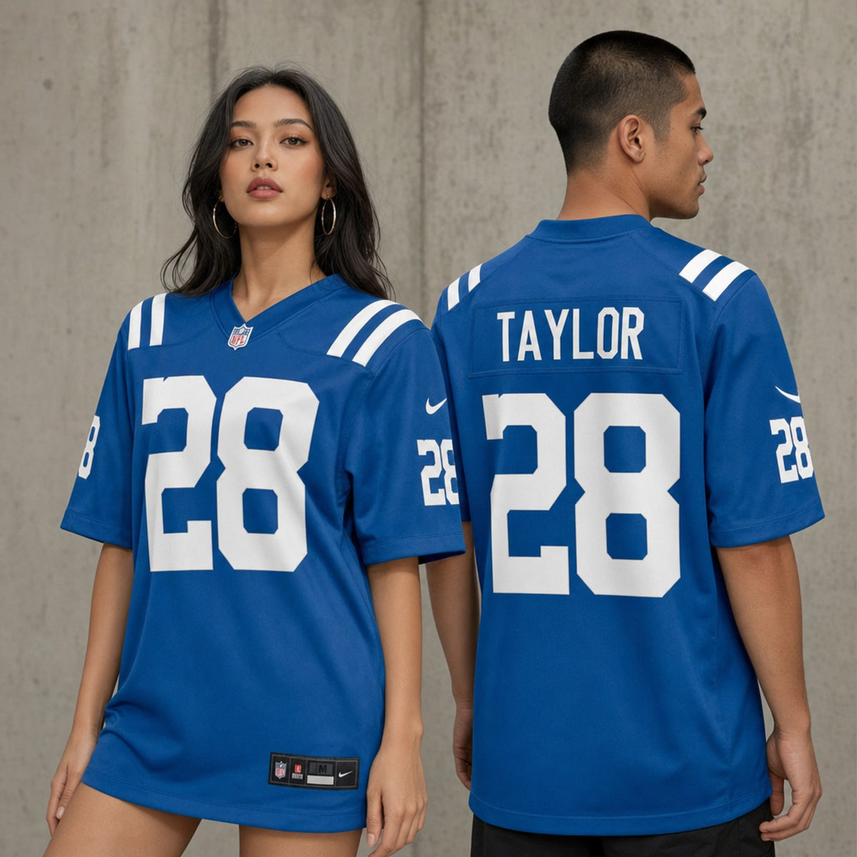 Indianapolis Colts Jonathan Taylor Polyester Game Jersey - 2