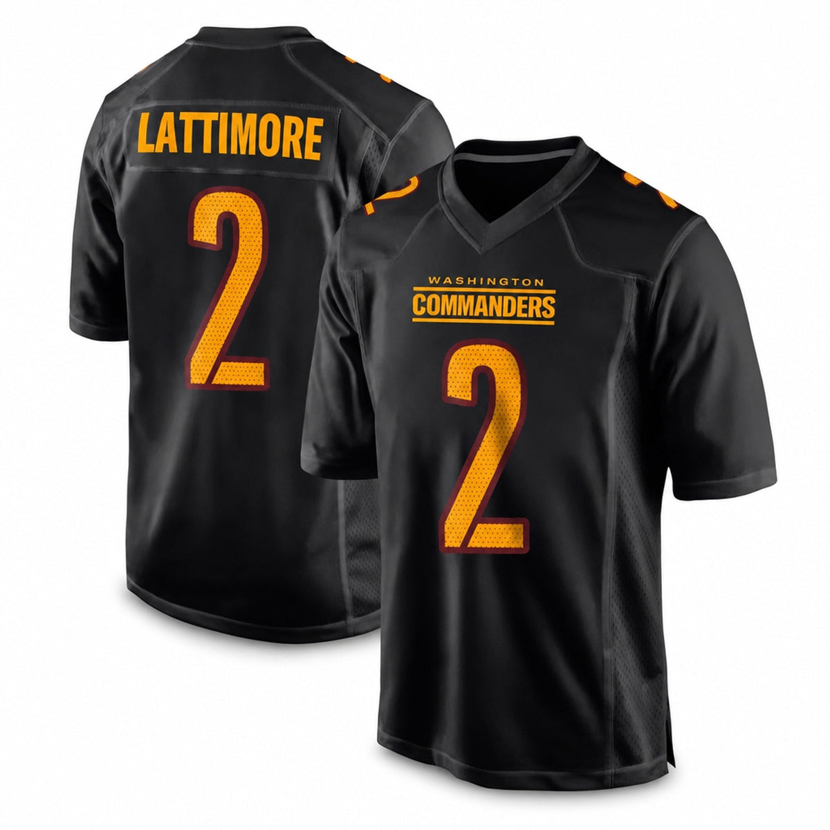 W.Commanders Marshon Lattimore Player Fashion Game Jersey - 1