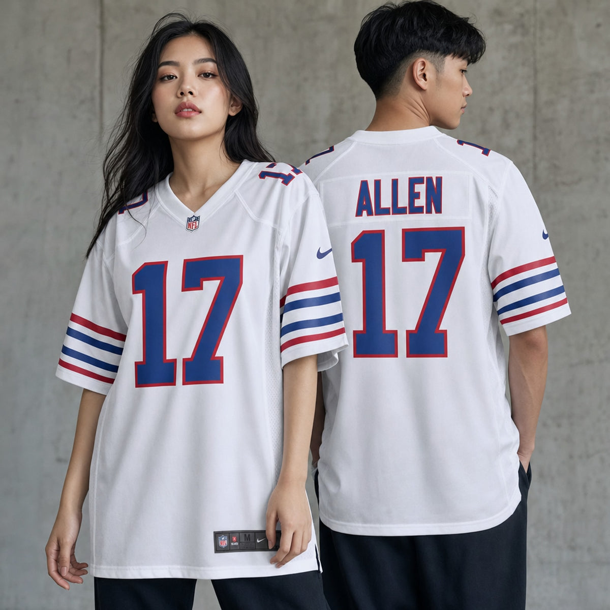 Josh Allen Buffalo Bills Polyester Alternate Game Jersey - 2