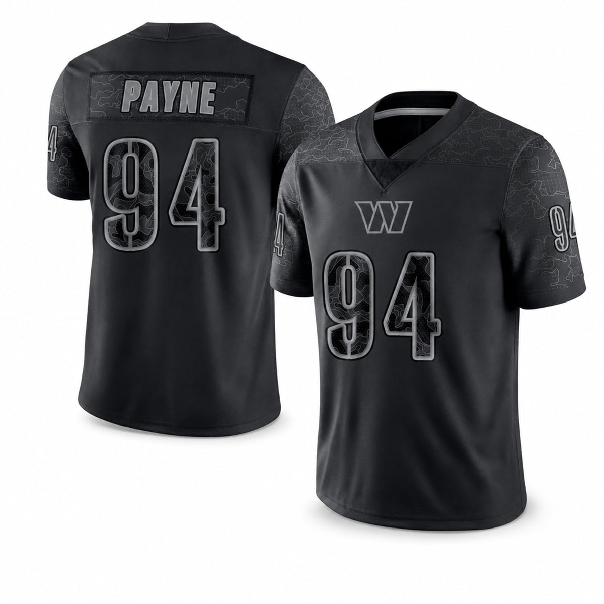 W.Commanders Daron Payne Rflctv Limited Player Jersey - 1
