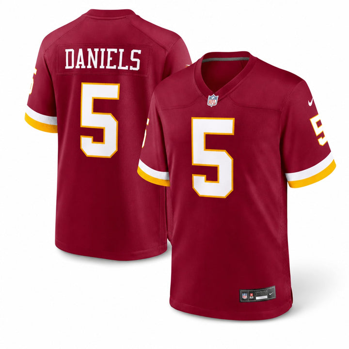 Washington Commanders Jayden Daniels Burgundy Game Jersey