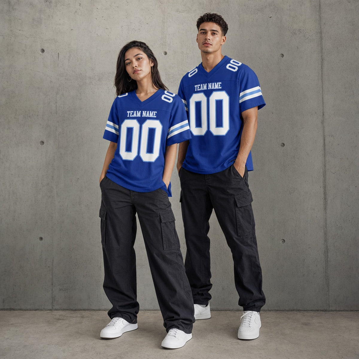 Mesh Football Jersey Custom Athletic Fit - 3