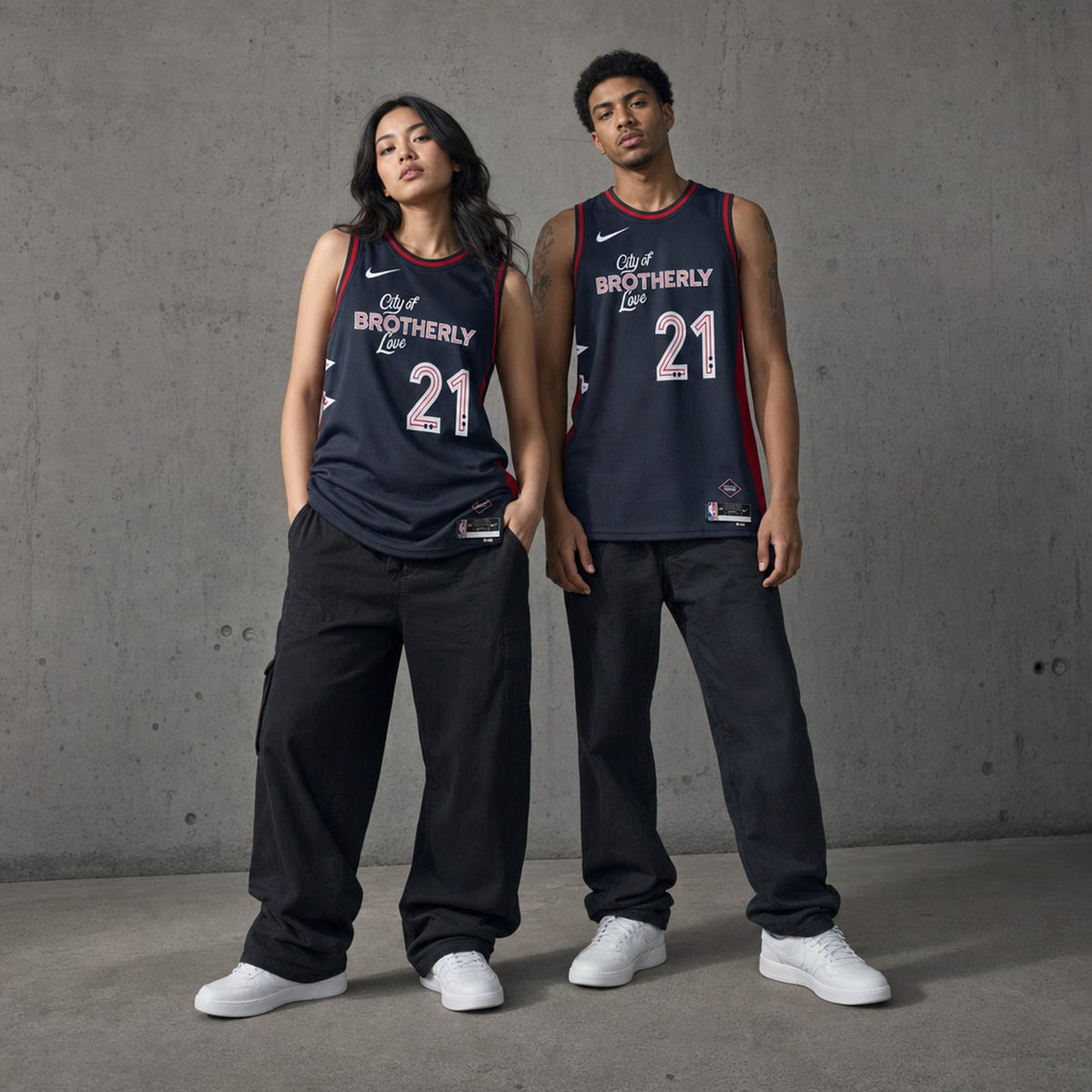 Joel Embiid Philadelphia 76ers Unisex City Edition Swingman Jersey - 3