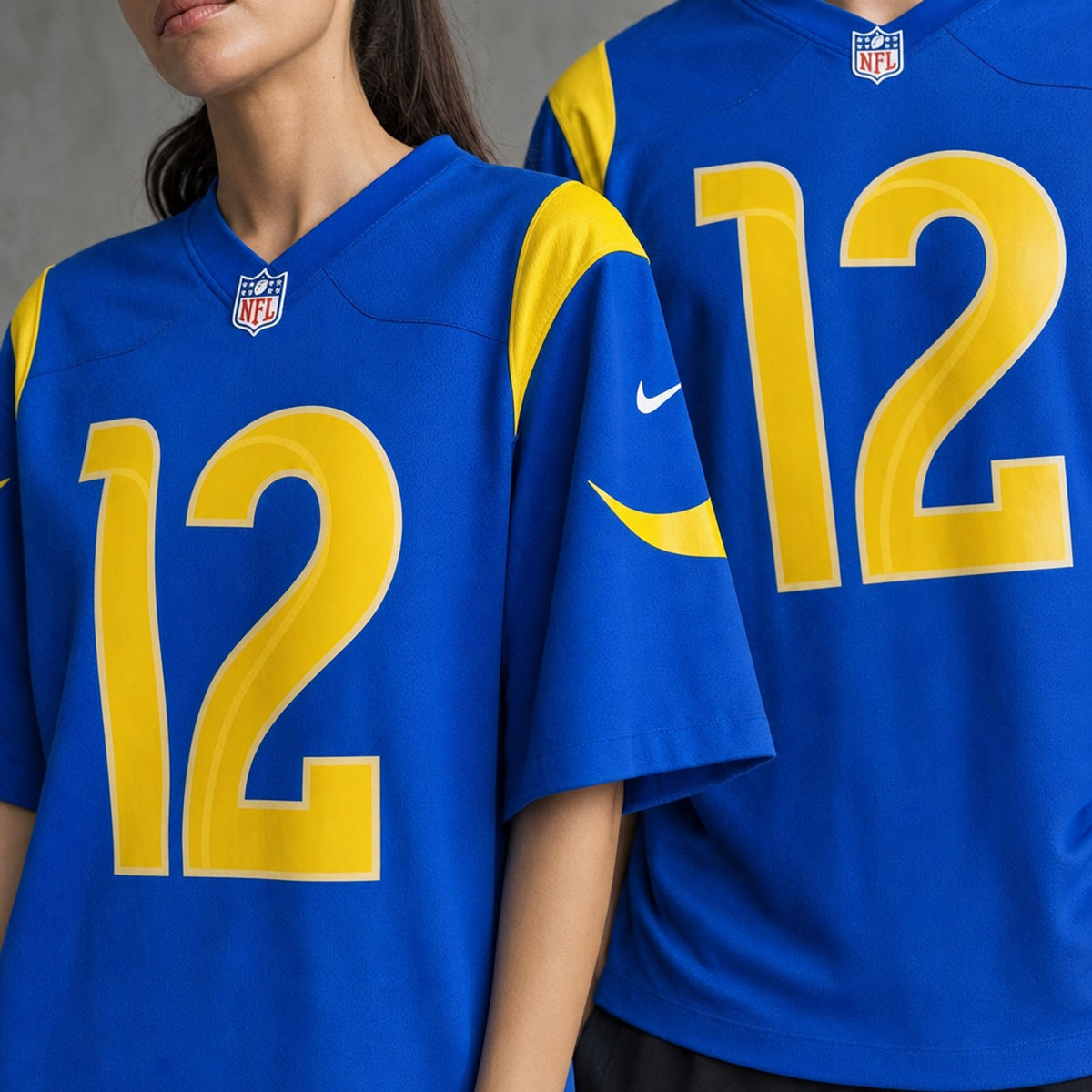 Los Angeles Rams Puka Nacua Royal Game Jersey - 4
