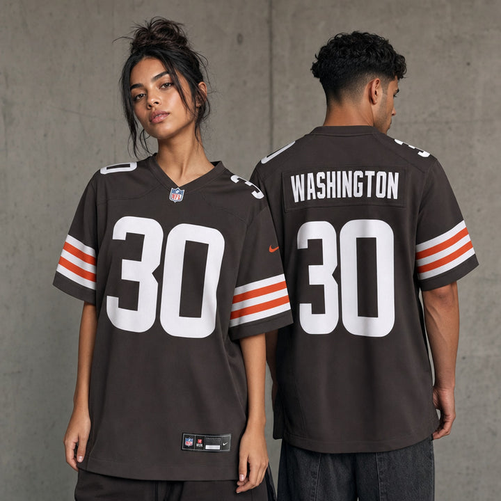 Cleveland Browns Zion Washington Game Jersey