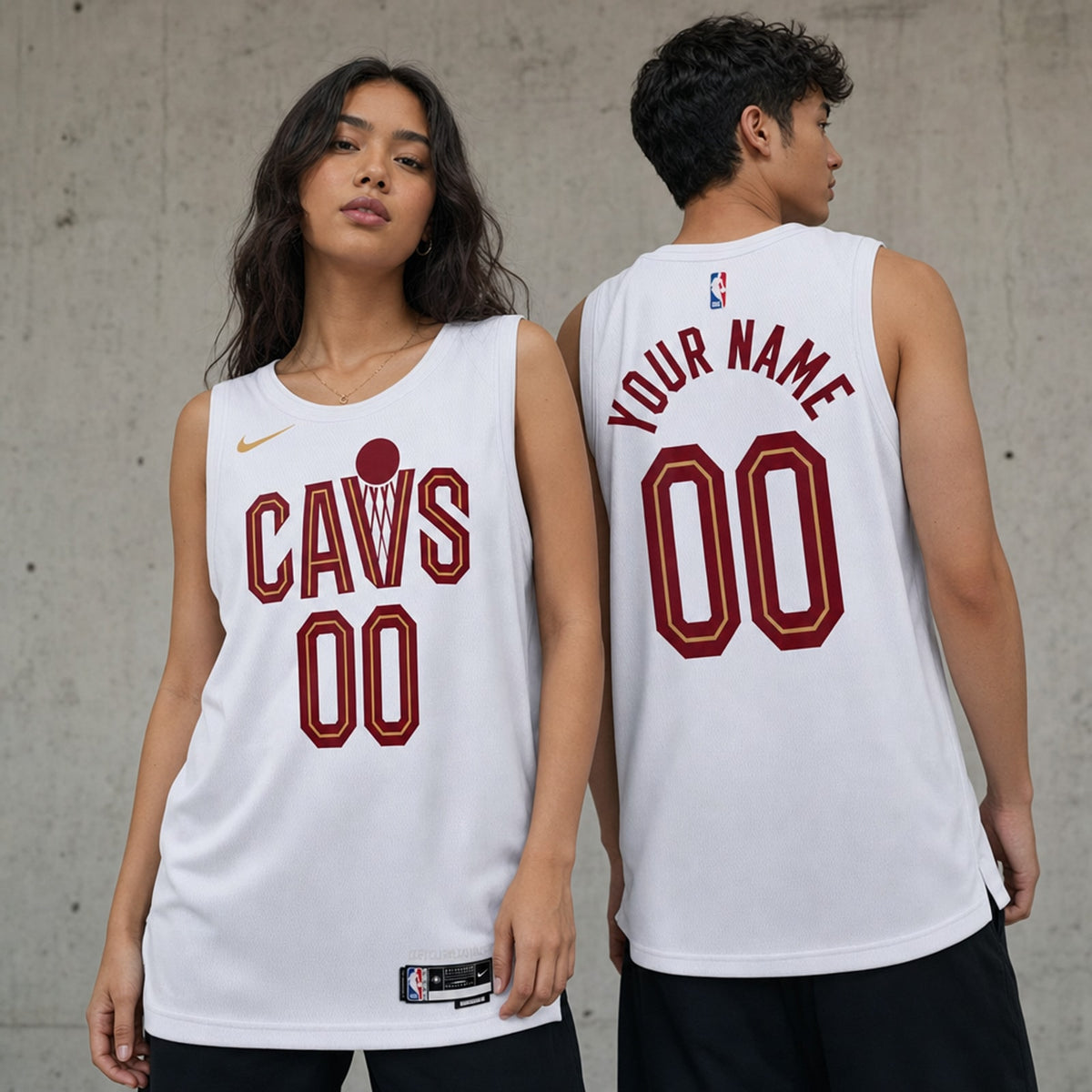 Cleveland Cavaliers Unisex Association Swingman Custom Jersey - 2