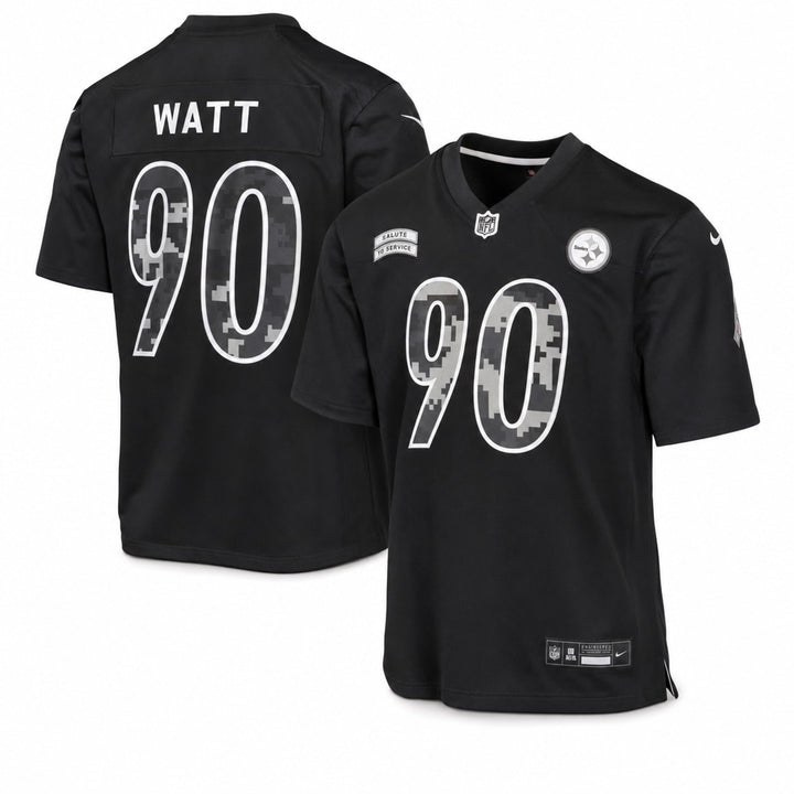 Pittsburgh Steelers T.J. Watt Youth Salute Jersey