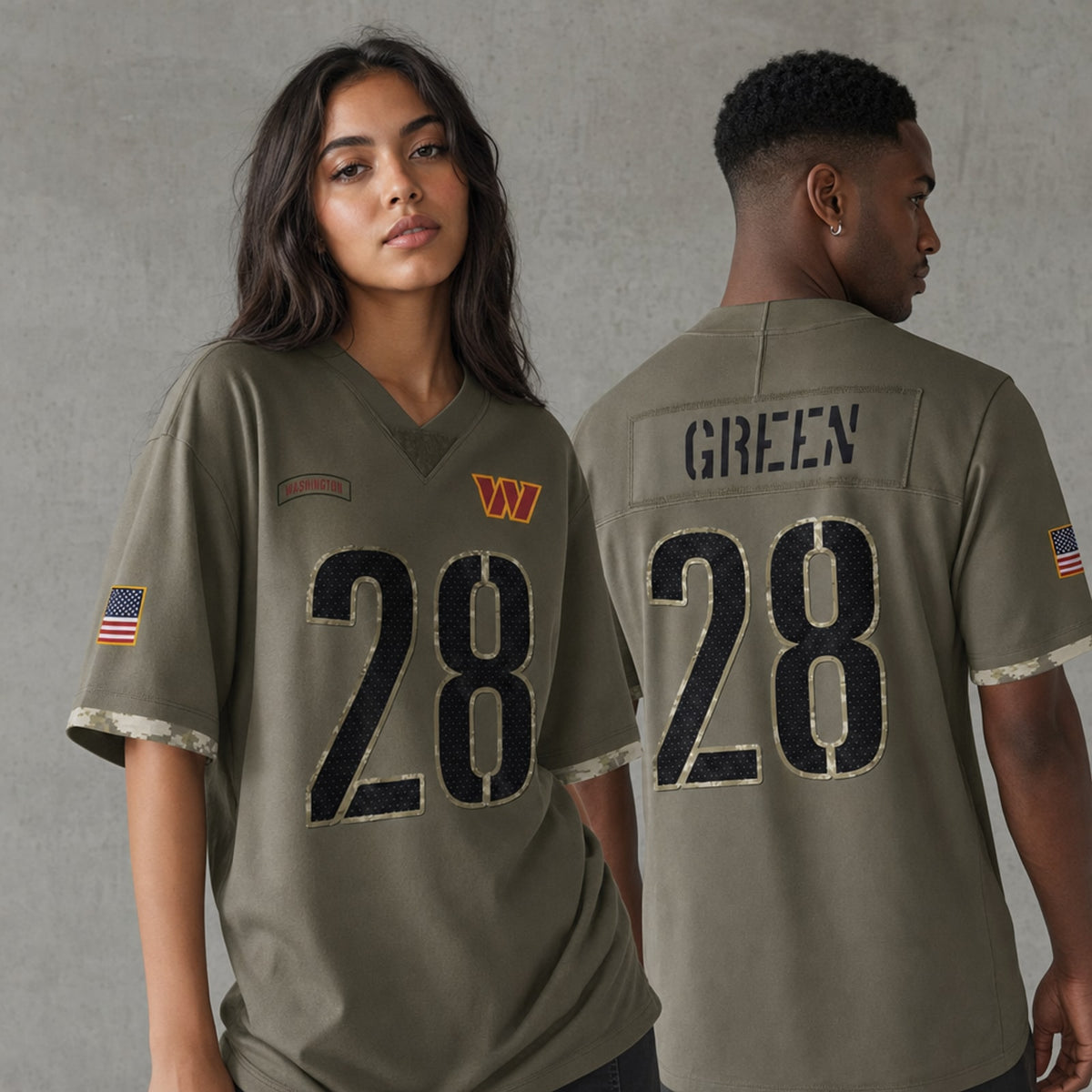 W.Commanders Darrell Green Salute To Service Limited Jersey - 2