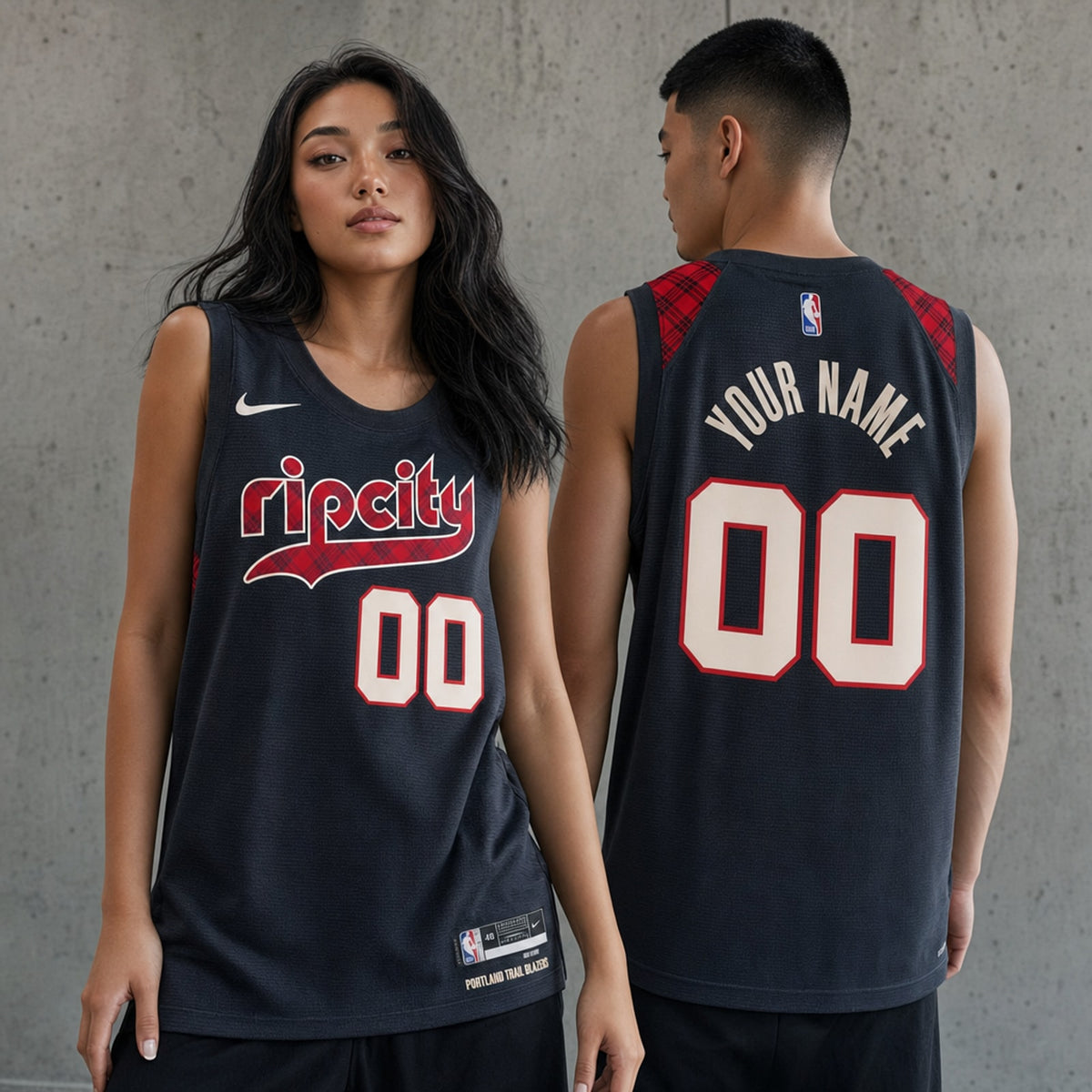 Portland Trail Blazers Custom City Edition Swingman Jersey - 2