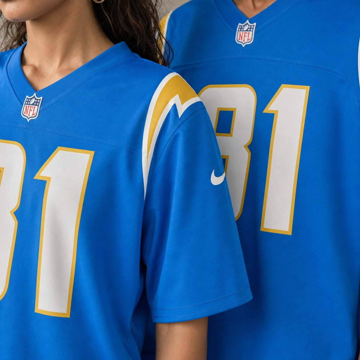 Los Angeles Chargers Patrick Herbert Polyester Game Jersey - 4
