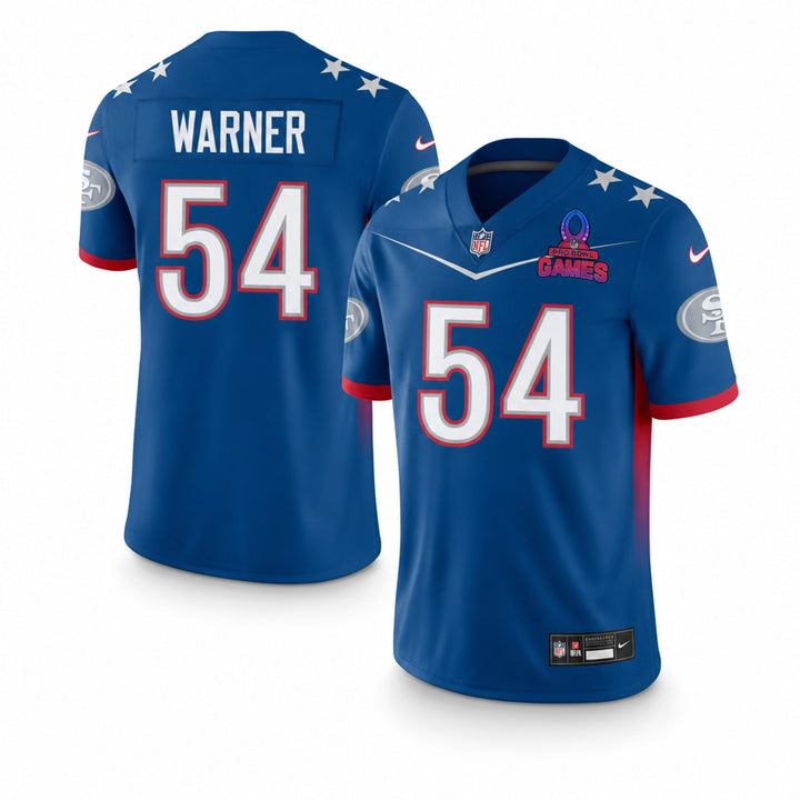 Fred Warner 54 49Ers Pro Bowl 2023 Patch Men Jersey