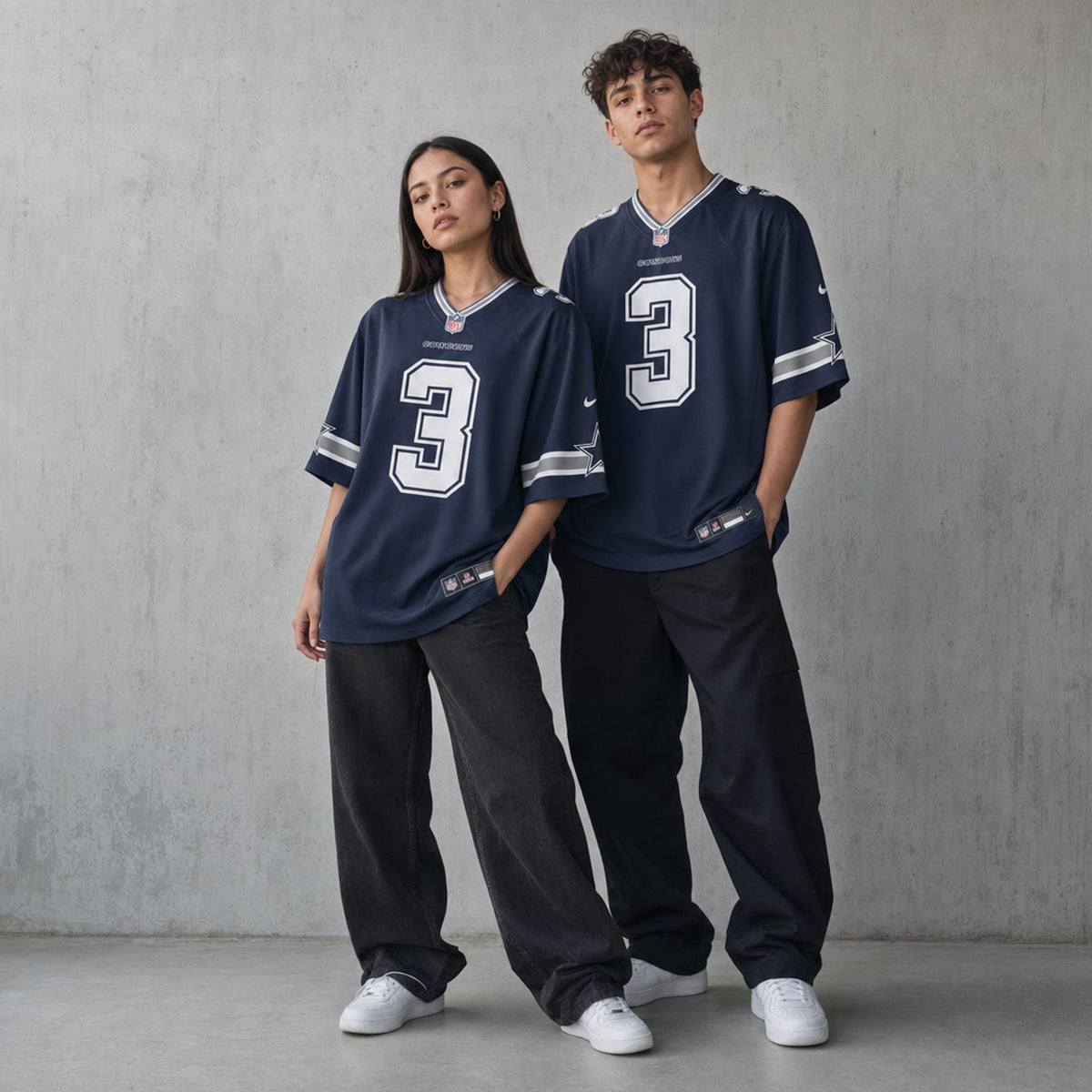 Dallas Cowboys George Pickens Navy Game Jersey - 3