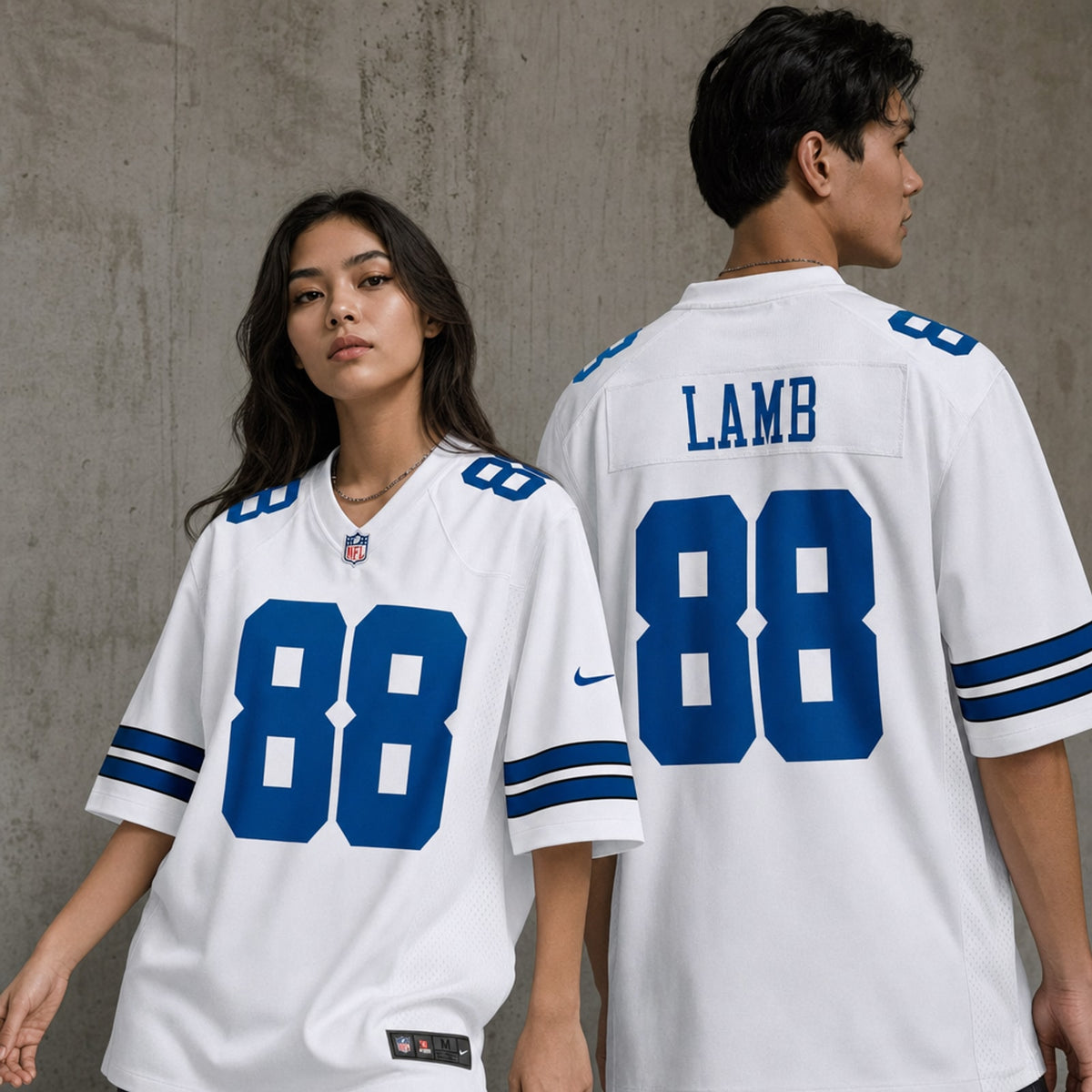 Dallas Cowboys CeeDee Lamb Navy Game Jersey - 6