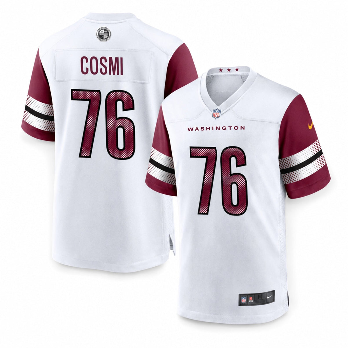 Sam Cosmi Washington Commanders Men's Game Jersey - 1