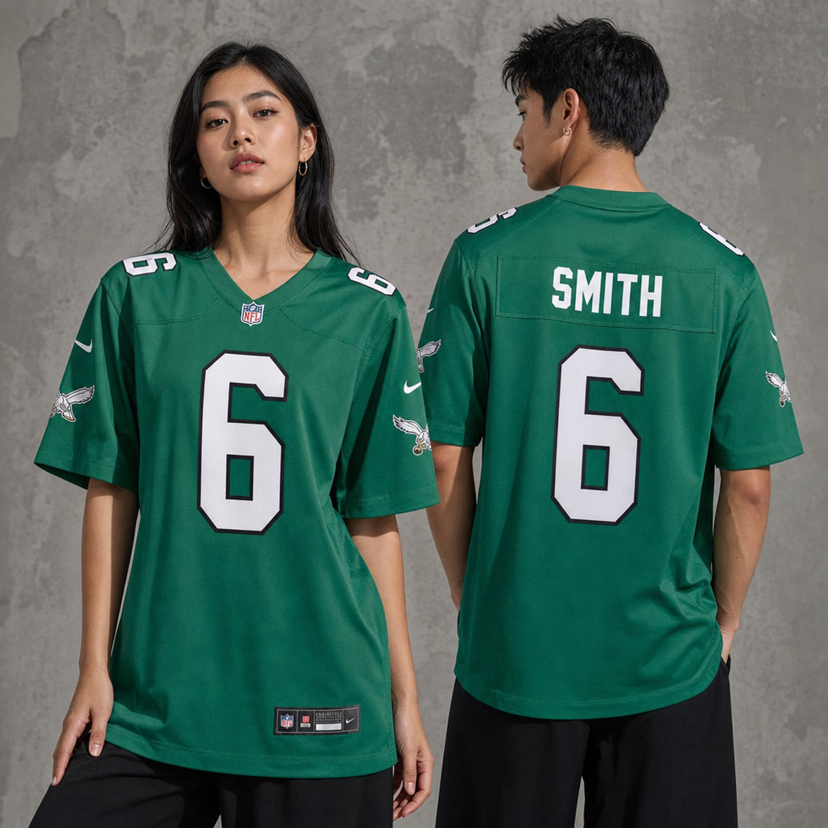 Philadelphia Eagles DeVonta Smith Alternate Game Jersey - 2