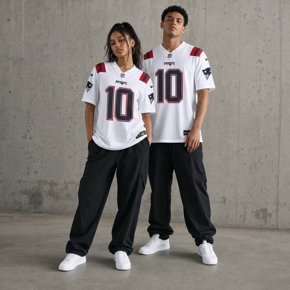 New England Patriots Drake Maye Stitched Jersey - 3